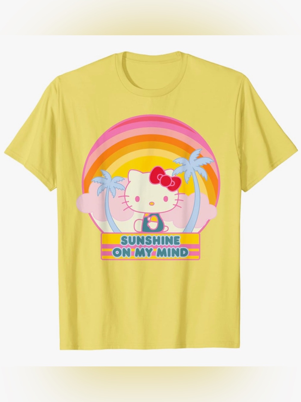 Sanrio Adult Hello Kitty Sunshine T-shirt Size Small